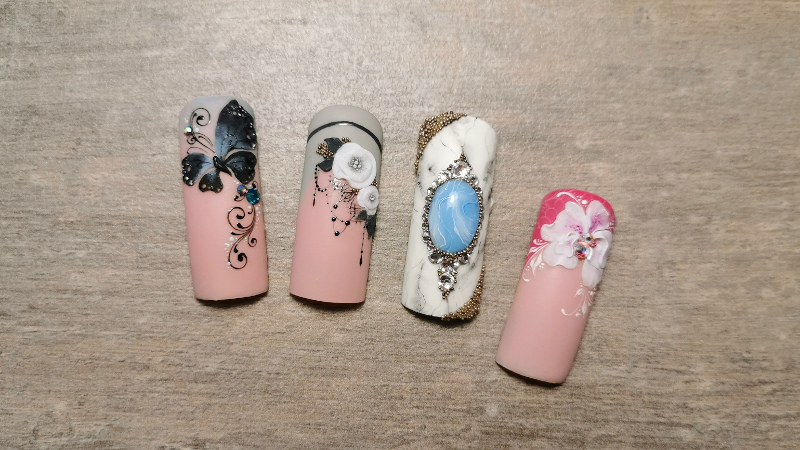 Formation au nail art : 3D Pasteline