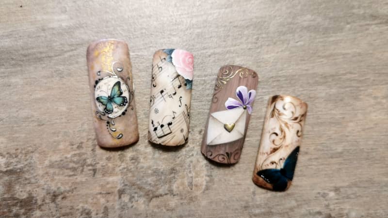 Formation au nail art : Vintage